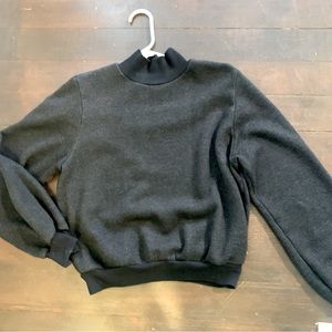 Anthropologie mock neck sweatshirt